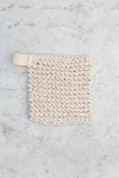 Grytlapp Handstickad Vit