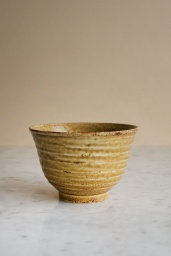 Japanese Matcha Bowl Mustard