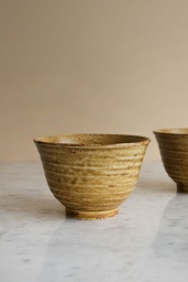 Japanese Matcha Bowl Mustard