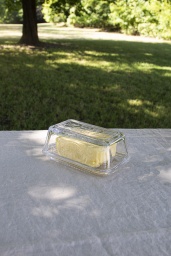 Smörbytta Glas