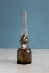 Koholmen Fotogenlampa Rökfärgad/Nickel