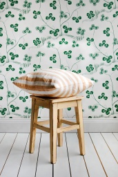Linnekudde Noisette/Blanc