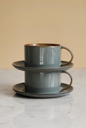 Le Cadere Kaffekopp & Fat Misty Grey