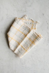 Kökshandduk Yellow / Blue Checks