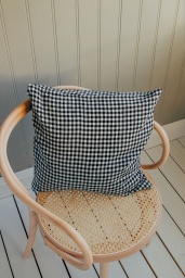 Linnekudde Black Gingham