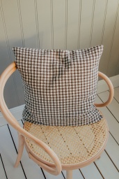 Linnekudde Brown Gingham