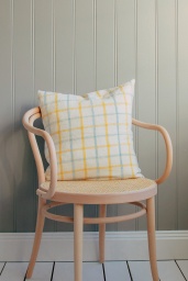 Linnekudde Yellow / Blue Checks