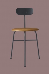 Afteroom Dining Chair Black/Cognac