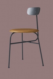 Afteroom Dining Chair Black/Cognac