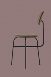Afteroom Dining Chair Pus Brown Velvet