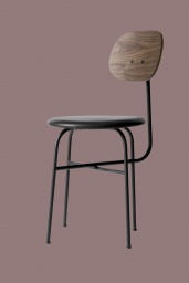 Afteroom Dining Chair Pus Läder/valnöt