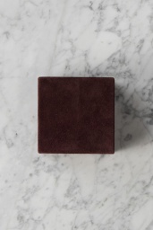 Suede Box Liten Aubergine