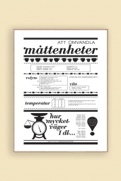 Print Måttenheter Vit