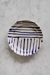 Assiett Abstract Blue