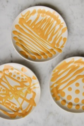 Assiett Abstract Giallo