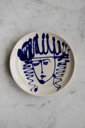 Assiett FACE Blue