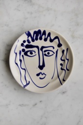 Assiett FACE Blue