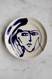 Assiett FACE Blue