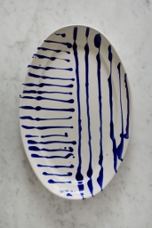 Serveringsfat Abstract Blue