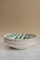Djup Tallrik Abstract Verde