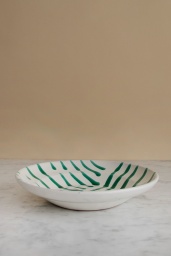 Djup Tallrik Abstract Verde