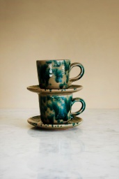 Kaffekopp Spruzzi Turchese