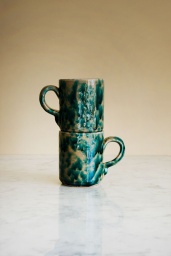 Kaffemugg Spruzzi Turchese