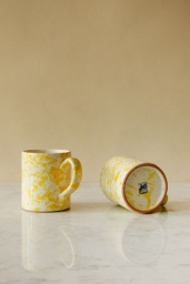 Lattemugg Spruzzi Giallo