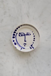 Assiett Face Blue