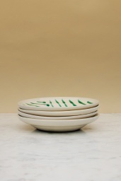 Djup Tallrik Abstract Verde
