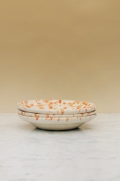 Djup Tallrik Spruzzi Arancio