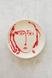 Middagstallrik Face Red