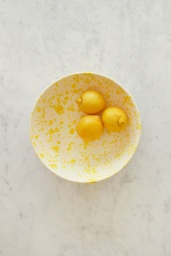 Serveringsskål Spruzzi Giallo 26cm