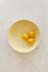 Serveringsskål Spruzzi Giallo 30cm