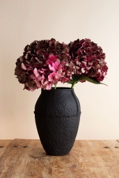 Paperpulp Vas Svart H 23,5 cm