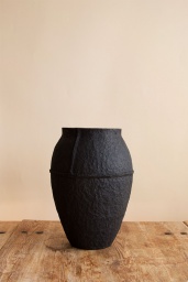 Paperpulp Vas Svart H 26,5 cm