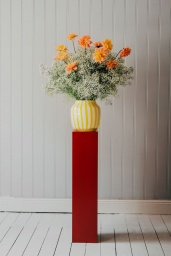 Juice Vase Wide Yellow