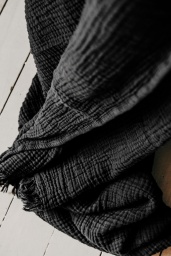 Crinkle Plaid Anthracite