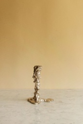 Drip Candle Holder Silver L