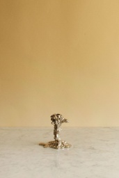Drip Candle Holder Silver S