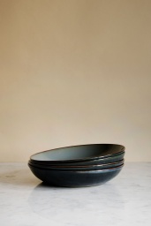 Pasta Plate Blue Grey/Dark Blue
