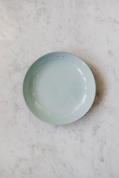 Pasta Plate Light Blue/Smokey Blue