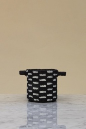 Pot Marie Paper Mache Black