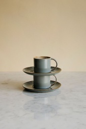 Le Cadere Espressokopp & Fat Misty Grey