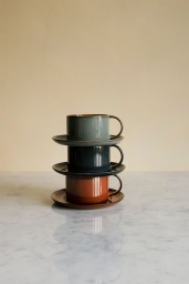 Le Cadere Kaffekopp & Fat Misty Grey