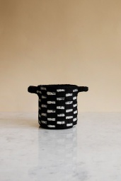 Pot Marie Paper Mache Black