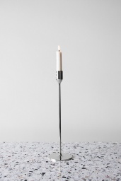 Ljusstake Nattlight Silver Mellan
