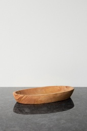 Skål Oval Olivträ 20 cm