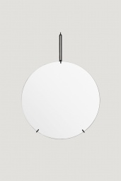 Spegel Ø70cm Svart