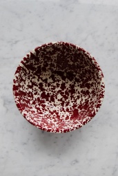 Serveringsskål Splatter Burgundy
